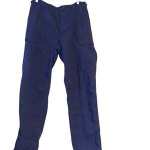 Propper Navy Blue Tactical Pants M/R 65% Polyester 35% Cotton Durable Cargo Pock